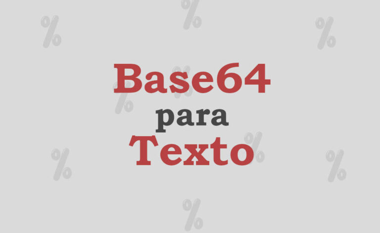 Base64 para Texto