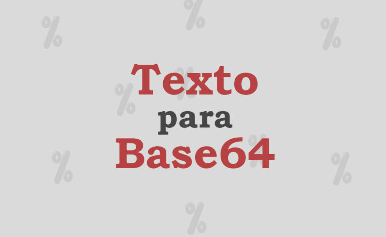 Texto para Base64